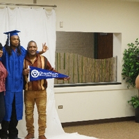 Students enjoying GradFest activities